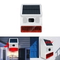 thumbnail image 3 of 1PCS 433MHz Solar Outdoor Waterproof Alarm with Human Infrared Sensor Alarm B, 3 of 7