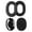Black, variant on Peggybuy 1Pair Replacement Earpads Noise Isolation Foam Headset EarPads with Soft Protein Leather for Jabra Elite 85h Wireless Headphones
