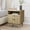 Oak, variant on Fluted Nightstand Set of 1,Night Stand with Solid Wood Legs,Bedside Table with 2 Storage Drawers and Open Wood Shelf,Modern End Side Table for Bedroom,Living Room, Oak