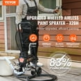 thumbnail image 2 of VEVOR Stand Airless Paint Sprayer, 950W 3000PSI High Efficiency Electric Airless Sprayer With Cart, Fine And Even Painting Effect, 2 of 9