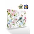 thumbnail image 2 of Peach Blossom Wall Art for Living Room,Canvas Picture Wall Decor for Bathroom Bedroom,Nature Pink Blue Flower Spring Birds Painting Artwork for Office Kitchen Hallway Dining Room Home Decor 16"x20", 2 of 8