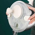 thumbnail image 3 of 6L Salad Spinner Stainless Steel Large Vegetable Washer with PP Lid, 3 of 5