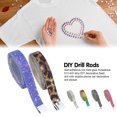 thumbnail image 1 of Trayknick 1 Roll Rhinestones Ribbon Shiny Glitter Attractive Anti-fall Durable Colorful Handmade Bag Shoes Hat DIY Paste Drill Rhinestone Supplies Home Decor, 1 of 13