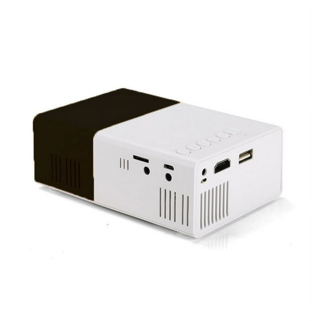 EGNMCR Projector Mini Projector Mini Portable Automatic HD Projector Portable Outdoor/Indoor Movie Projector A Projector