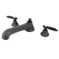thumbnail image 1 of Kingston Brass KS4305GL 8 Inch -18 Inch Widespread Roman Tub Filler - Oil Rubbed Bronze, 1 of 1
