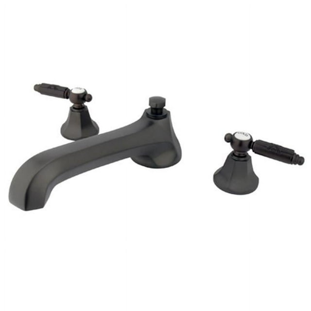 Kingston Brass KS4305GL 8 Inch -18 Inch Widespread Roman Tub Filler - Oil Rubbed Bronze