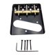thumbnail image 1 of Juego de puente de guitarra, pieza de repuesto, diseño vintage, herramientas de luthier, fácil de instalar negro, 1 of 9