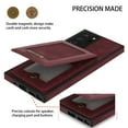 thumbnail image 4 of for Samsung Galaxy Note 20 Ultra Wallet Case, Durable Magnetic Back Flip PU Leather Case with Kickstand & RFID BLOCKING Card Slot Holder Shockproof Cover for Samsung Galaxy Note 20 Ultra 6.9", Winered, 4 of 6