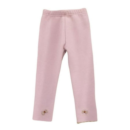 

Topumt Kids Girls Winter Warm Fleece Leggings Stretch Cotton Fleece Lined Pants Tights