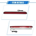 thumbnail image 5 of Unique Bargains High Level 3rd Third Brake Light Stop Lamp Compatible for Toyota Hilux M70 M80 4dr Pickup ABS Red, 5 of 6