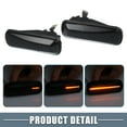thumbnail image 4 of LED Side Marker Turn Signal Light 34351SL4003 for Honda Black Lens Amber Light Sequential Flowing 1 Pair, 4 of 7