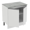thumbnail image 4 of Mueble de cocina Madesa 2 puertas 80 cm Blanco G2480009GL, 4 of 9