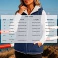 thumbnail image 3 of Ghalytn Women's Hooded Puffer Vest, Fleece Lined Sleeveless Zip-Up Jacket with Pockets, 3 of 6
