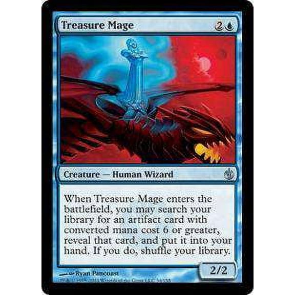 MtG Mirrodin Besieged Uncommon Treasure Mage (Foil) #34