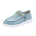 thumbnail image 2 of Women's Lightweight Comfort Walking Shoes, Flat Canvas Casual Breathable Lining Non Slip Sole, Classic Slip on Sneakers for Everyday Walking, 2 of 5