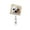 Style 1, variant on Funny Dog Acrylic Badge Reel Retractable Name Tag Alligator Clip ID Card Holder for Nurse Doctor Office Worker Teacher Student