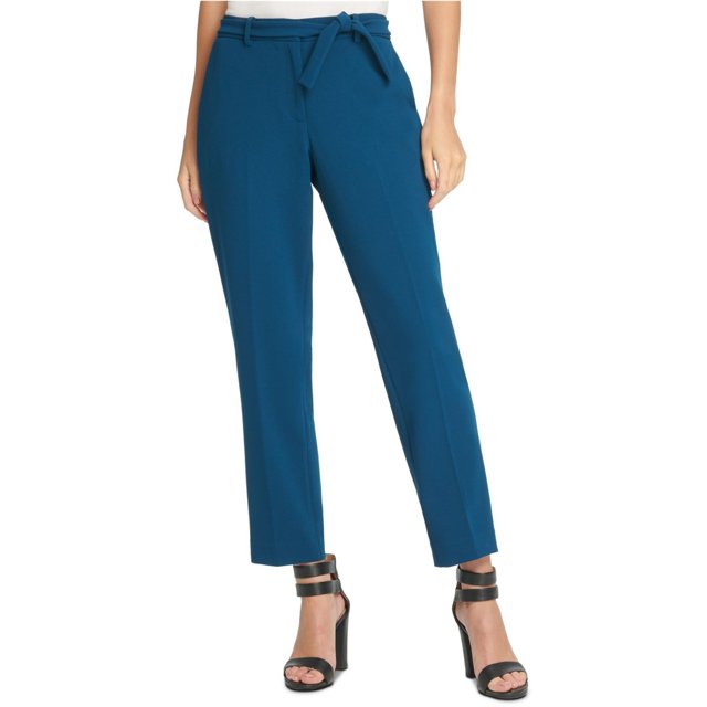 Pantalones casuales DKNY Essex para mujer color azul 14