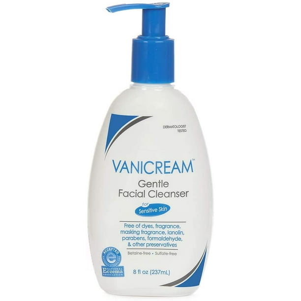 Vanicream Gentle Facial Cleanser with Pump Dispenser Fragrance
