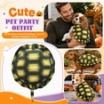thumbnail image 6 of Funny Dog Turtle Shell Costume Creative Tortoise Cosplay Pet Apparel Comfortable Polyester Puppy Outfit for Halloween Party Holiday Photo Booth Festive Dress‑up (L), 6 of 6