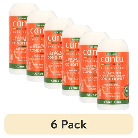 (6 pack) Cantu Shea Butter Hydrating Cream Conditioner, 3 fl oz