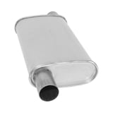 Cat-Back Exhaust System For 2001-2006 Jeep Wrangler With Xlerator Big Max Turbo Muffler