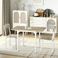 thumbnail image 2 of HOMCOM Foldable Dining Table Set for 2, Kitchen Table with 2 Chairs, 2 of 10