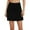 Black, variant on SUYIDA Womens Mini Skirt Slim Waist Skinny Solid Color Yoga Culottes Lightweight Skirt for Women Casual Summer Skirts Black,S