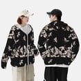 thumbnail image 6 of Kll Japanese White Crane Print Men'S Women’s Upf 50+ Sun Protection Outdoor Hoodie Jacket Long Sleeve Fishing Hiking Performance Shirt- Small, 6 of 8
