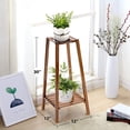 thumbnail image 5 of VIVOSUN Bamboo Plant Stand, 2-Tier Tall Plant Shelf, Multifunctional Plant Rack for Indoor Plant Display in Patio, Living Room, Balcony or Bedroom, 5 of 6