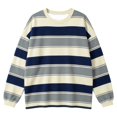 thumbnail image 4 of BOOMNY Womens Long Sleeve Striped Tshirts Crew Neck Lightweight T-Shirt Cozy Fall Tee Tops for Women, 4 of 4