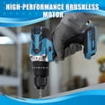 thumbnail image 3 of Brushless Cordless Drill, 13mm 120Nm Torque Electric Drill for 21V Battery (No Battery), 3 of 5