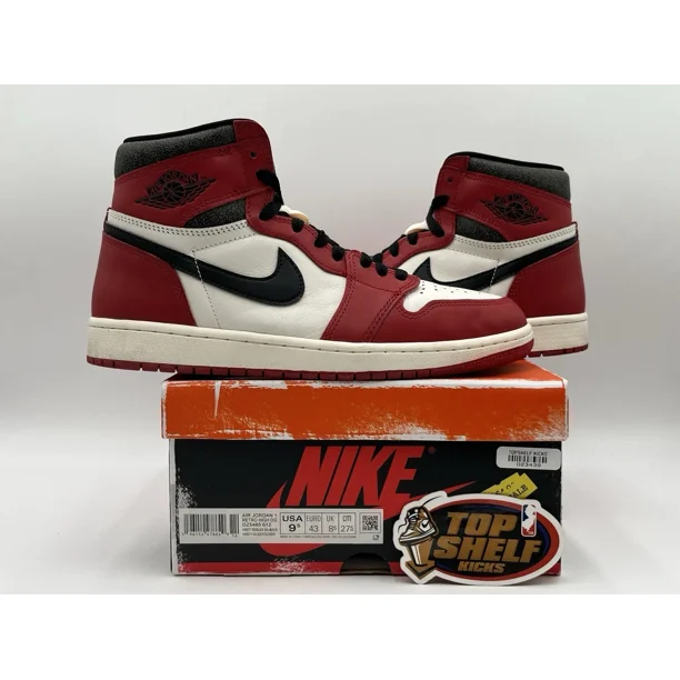 N I-K-E A i r-Jor-dan Retro 1 High OG Lost And Found Chicago 2022 Size 9.5 Authentic