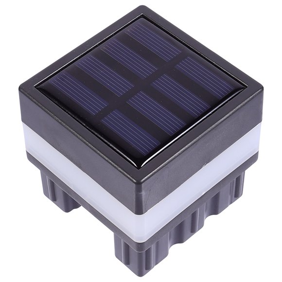 WHAMVOX 1Set Solar Powered Decorative Lighting Plastic White Simple Design Yard