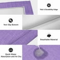 thumbnail image 6 of Lavender Burlap Texture Outdoor Rug for Patio/Deck/Porch, Non-Slip Large Area Rug 3 x 5 Ft, Farmhouse Vintage Lavender Indoor Outdoor Rugs Washable Area Rugs, Reversible Camping Rug Carpet Runner, 6 of 8