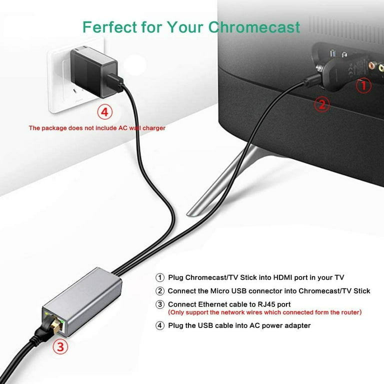 Fire Stick Chromecast Cable Adaptador De Internet