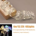 thumbnail image 4 of Bienvenido Guirnaldas de Luces de 4 Metros Cinta LED Luces de Cadena de Alambre de Cobre Luces Brillantes para árboles de Navidad para Habitaciones Jardines y Terrazas, 4 of 8