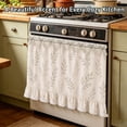 thumbnail image 5 of Farmhouse Kitchen Stove Curtain, Ruffled Lace Trim Stove Cover Curtain with Floral Prints, Decorative Oven Door Curtain for Vintage Kitchen Decor(22*31"), 5 of 5