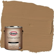 Glidden Fundamentals Cinnamon Crunch / Brown Semi-Gloss Exterior Paint, 1 Gallon