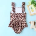 thumbnail image 6 of ASFGIMUJ Toddler Girls Swimsuit Summer Sleeveless 1 Piece Leopard Printed Ruffles Swimwear Bikini Baby Bathing Suit Girl,Size 6-7Y, 6 of 6