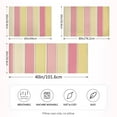 thumbnail image 2 of Yayeee Pillowcase King Size Set of 2 Satin Wrinkle Resistant Pillow Case, Pink and Yellow Striped Pattern, 2 of 7