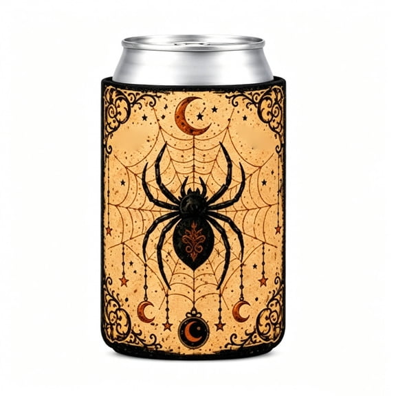 Ailezt Halloween Decor 1 Pack Halloween Can Cooler Sleeves Drink Sleeves Reusable Neoprene Halloween Can Cooler Sleeves For Beverage Party Fall Party ()
