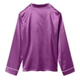 thumbnail image 6 of Toddler Baby Boy Girl Fall Winter Outfits Letter Printed Long Sleeve Sweatshirt Tops Pants Clothes Set 6-12 Months 12-24 Months 2t 3t 4t 5t 6t 7t 8t 9t Children(Purple,3-4 Years), 6 of 7