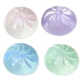 thumbnail image 1 of Translucent & Sparkling Mini Bun Squishy Set 4-Pack Pure TPR 3cm Toy & Adorable, 1 of 7