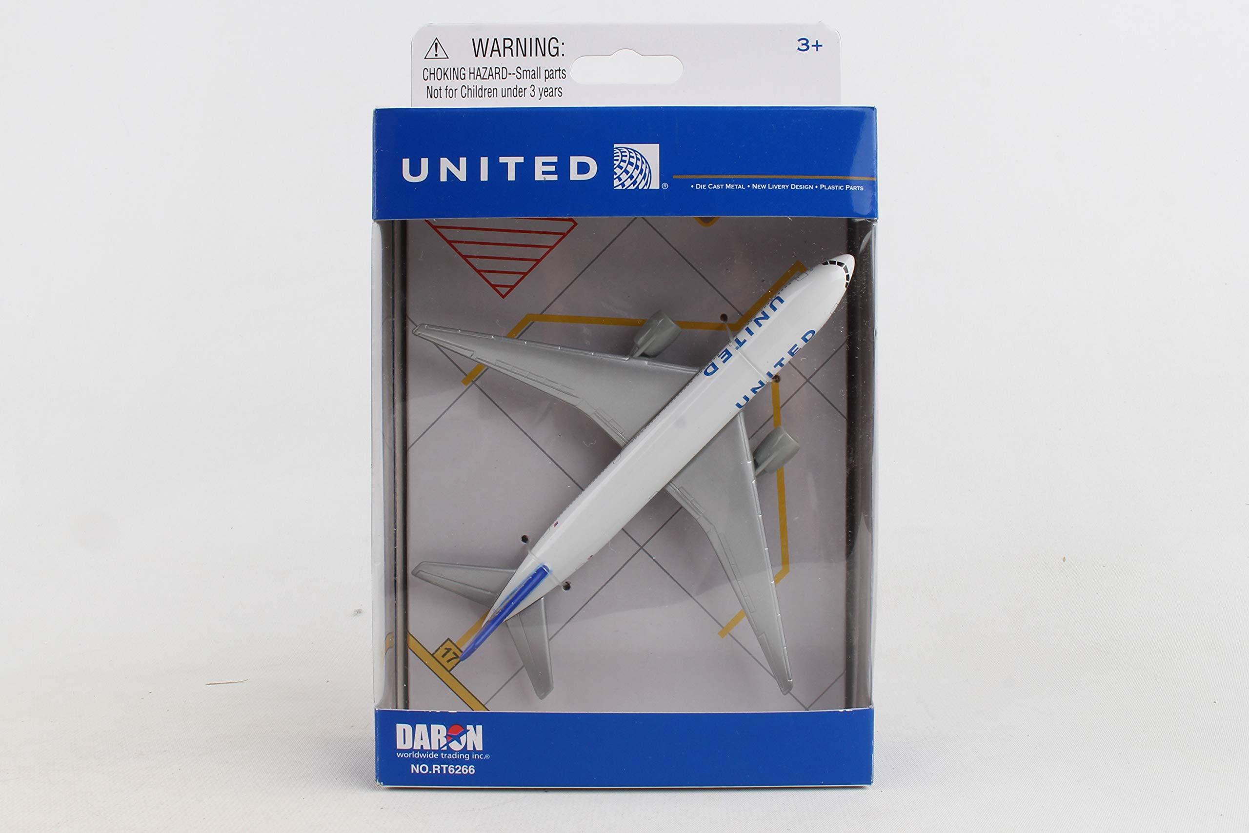 united airlines toy plane