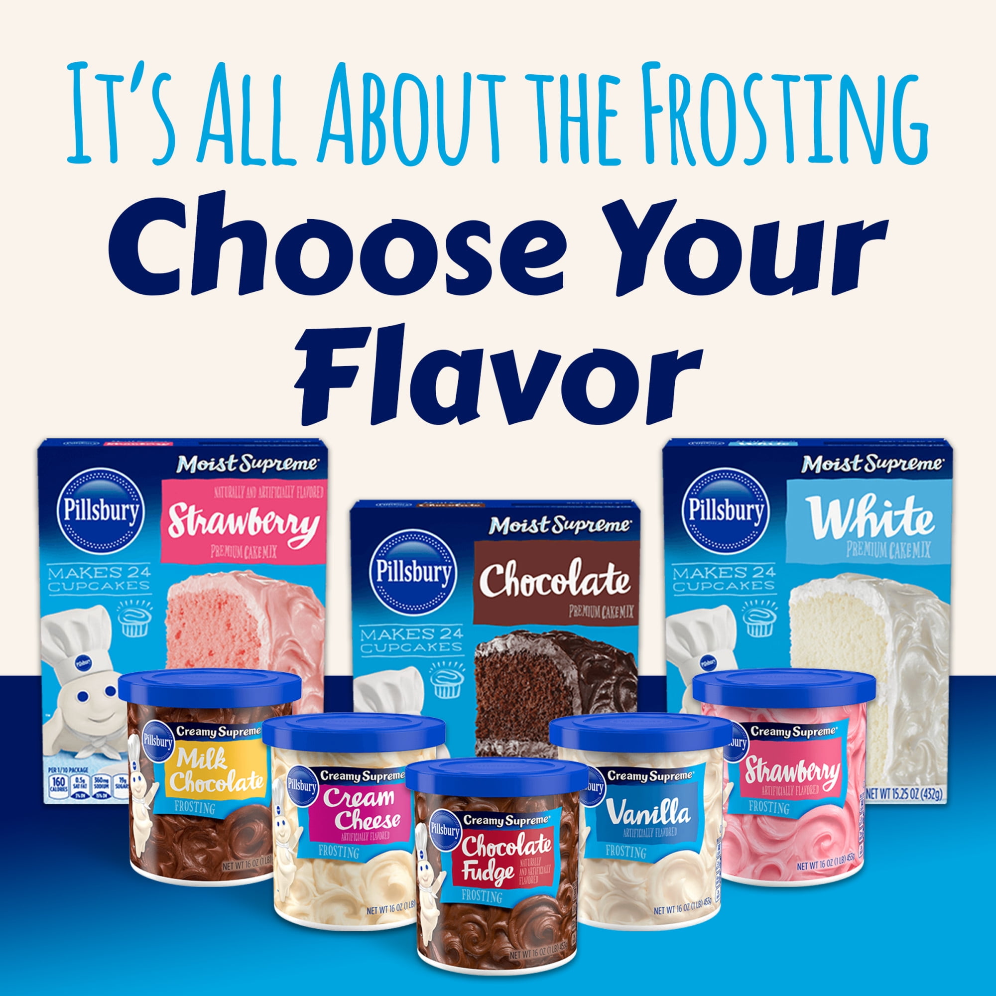 Pillsbury Cream Cheese Flavored Ready-to-Use Frosting Bag, 16 oz Bag