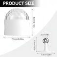 thumbnail image 6 of SONGAUN Glow Right Disco Wall Light – Cordless Rechargeable LED Wall Sconce with Remote Control, 3 Color Temperatures & Sound-Activated Disco Ball Mode, for Bedroom, Living Room, 6 of 7