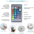 thumbnail image 3 of Lámpara de noche 3D de llama con 16 colores cambiantes, lámpara de mesa con ilusión de alpaca alimentada por USB con interruptor táctil y control remoto, luces de noche para mesita de noche, 3 of 5