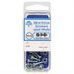 Hillman 7719 Machine Screws With Nut, 1/4 x 1/2, Zinc Plated