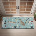thumbnail image 2 of Dogs with Wine and Glasses Door Rugs,Washable Non Slip Door Mats Indoor,Decorative Door Mats,Entry Mat Indoor for Entrance,Bedroom,Kitchen,Bathroom,16"x47", 2 of 6