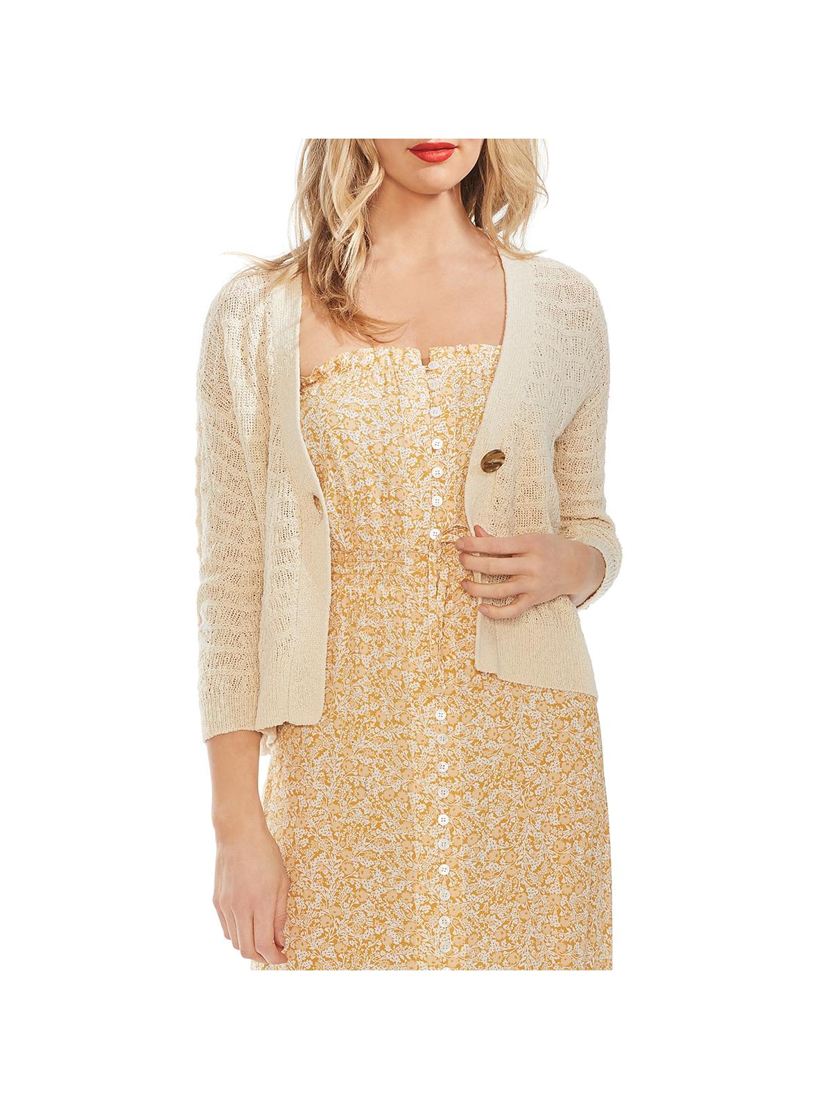 one button cardigan sweater